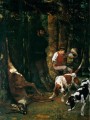 COURBET Gustave The Quarry La Curee classical hunting